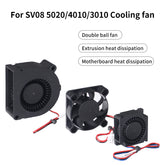 For SV08 3010 4010 5020 Double Ball Cooling Fan Fast Cooling and Silent Fan for SV08 3D Printer